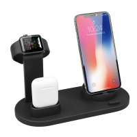 New Design Products Multi-functions Wireless Charger 3 in 1 Phone Charger For Android Mirco For iPhone For Airpod